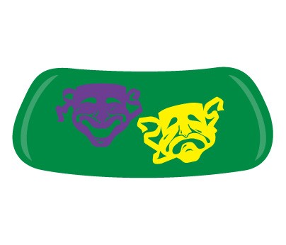 Green Mardi Gras Original EyeBlack