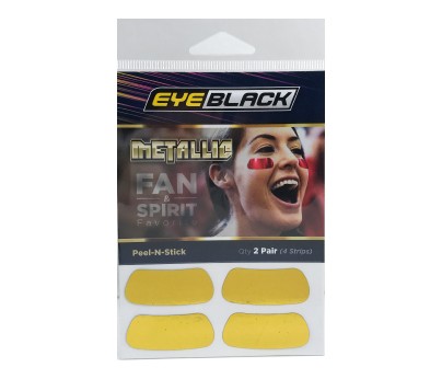 EyeBlack Yellow Glitter EyeBlack - 2 Pairs